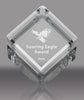 Crystal Beveled Diamond Cube Award - 3 inch [CBDCUB3]