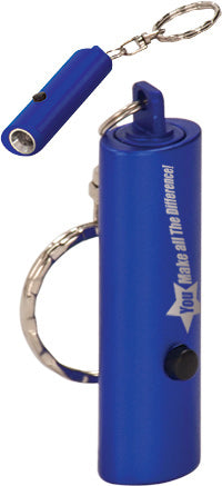Single LED Flashlight Keychain- Blue [FLSHLT101-BLU]