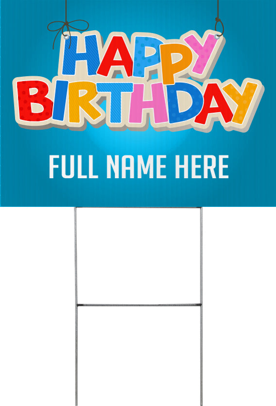 Birthday Yard Signs