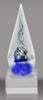 Arrow Shaped Art Glass Award with Frosted Glass Accent 7