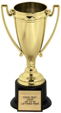 Gold Plastic Open Top Cup [T960C]