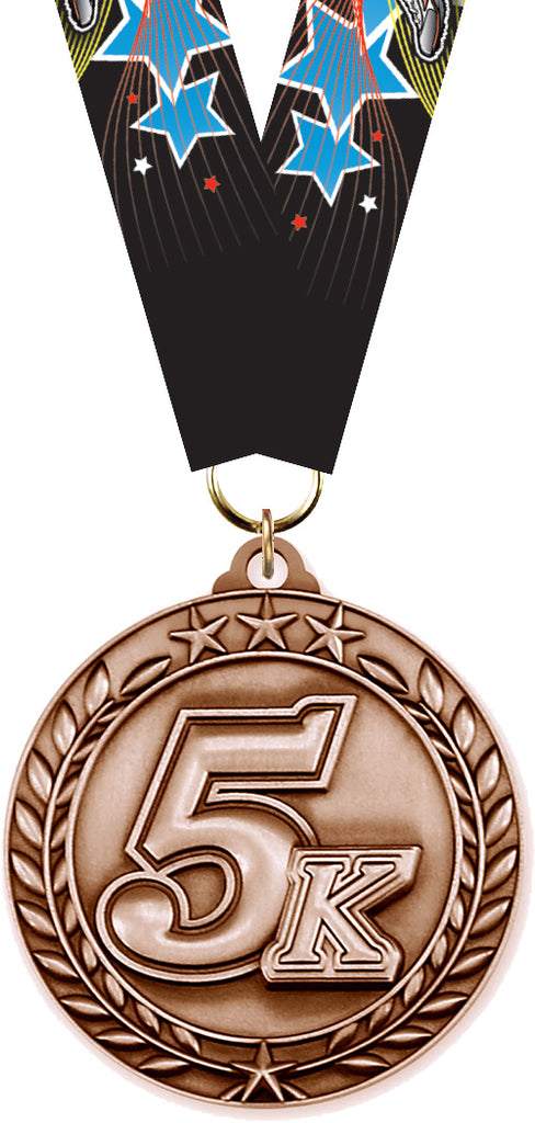 5K Dimensional Medal- Bronze [MSW2-5K-B]