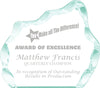 Jade Acrylic Iceberg Award - 5 x 6 inch [AIB6J]