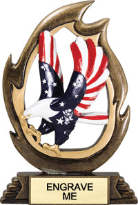 Eagle Flame Color Resin Trophy [RMFC7-EG]