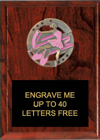 6"x8" Ballet Dimensional Color Plaque [PEM6-BT]