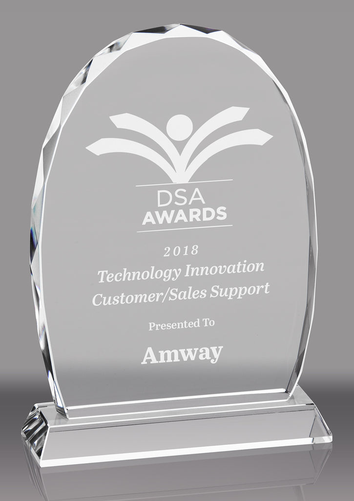 Optical Crystal Oval- 6.75 inch [CRO2090]