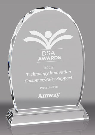 Optical Crystal Oval- 6.75 inch [CRO2090]