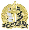 Robotics Academic Lapel Torch Pin [LPST107]