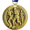 Cross Country Running Female 2.75 inch Blade 3D Diecast Medal [MBD2-CCF]