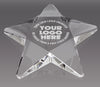 Crystal Pentagon Star Paperweight [CSTR605]