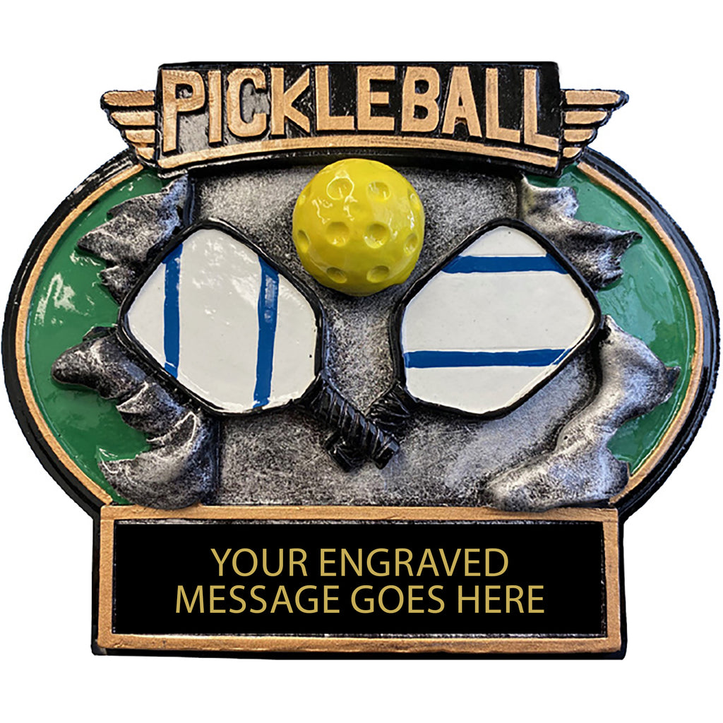 Pickleball Burst Thru Ovals [BMT7-PKLBL]