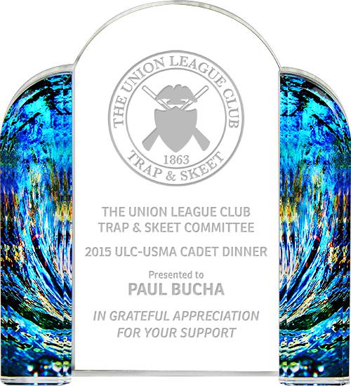 Acrylic Blue Wave Tower [A98CT-BLU]