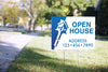Real Estate Open House Key Yard Sign - 24 x 18 inch [YS2418-REAL-KEY]