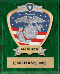 Marines Sport Legend Shield Plaque [P9RSLS-MRNS]