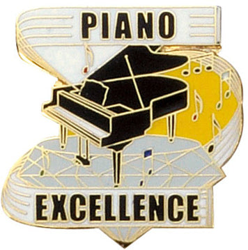Piano Excellence Enameled Pin [PCM-MC-586]