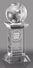 Crystal Globe on Pedestal Award [CM159GLB]