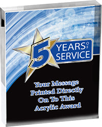 Achievement Vibrix Acrylic Awards [3/4 inch thick]