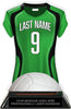 Volleyball Jersey Colorix-T Acrylic Trophy- Green [TACR7-JSY-VB-GRN-Q]