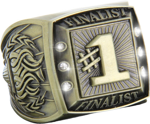 Finalist Championship Ring with Activity Insert- #1 Gold [RGSJ-G-FIN-1]