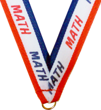 7/8 x 30 in. Math Neck Ribbon [NKRB-1030]