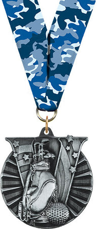Golf Victory Medal- Silver [MVM2-GL-S]