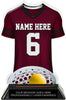 Lacrosse Male Jersey Colorix-T Acrylic Trophy- Maroon [TACR7-JSY-LC-MRN-M-Q]