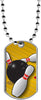 Bowling Dog Tags [DTLAM2-BW]