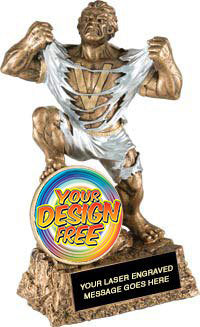 Victory Custom Insert Holder Monster Resin Trophy [MXNST6-i]