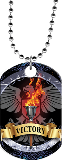 Victory Torch Monster Dog Tag [DTXL-VY]