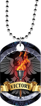 Victory Torch Monster Dog Tag [DTXL-VY]