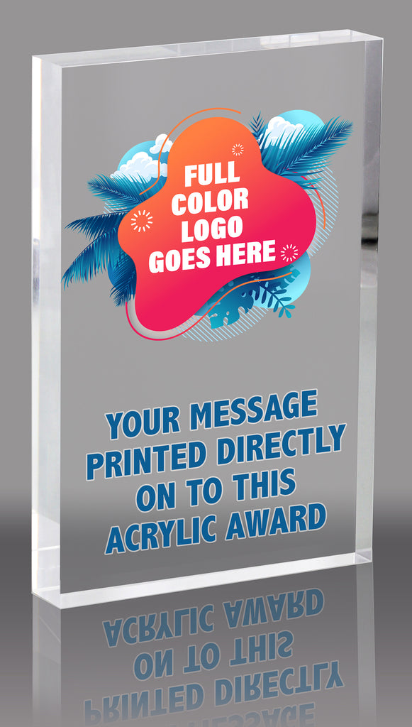 Custom Vibrix Acrylic Award- 4 x 6 inch [AXCB46V]
