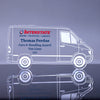 1 inch Thick Acrylic Cargo Van Award - 10 inch Color [A1SPT10-FC-Q]