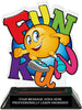 Fun Run Colorix-T Acrylic Trophy - 6.25 inch [TACR6-FNRN-Q]