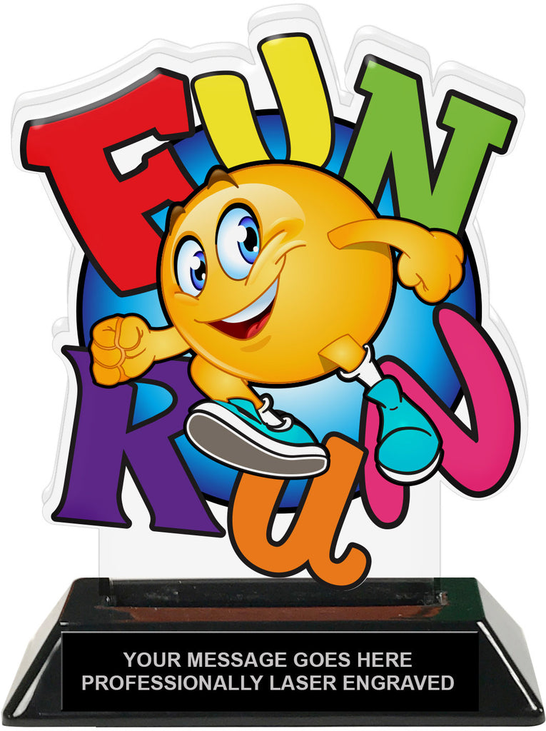 Fun Run Colorix-T Acrylic Trophy - 6.25 inch [TACR6-FNRN-Q]