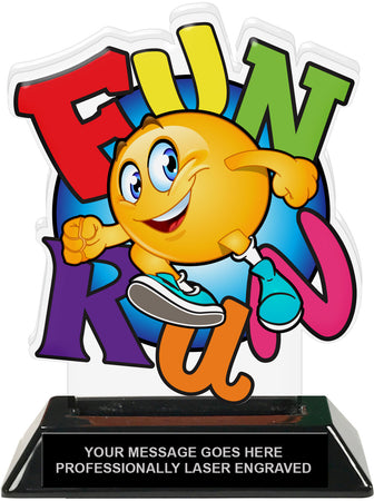 Fun Run Colorix-T Acrylic Trophy - 6.25 inch [TACR6-FNRN-Q]