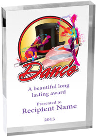 Dance Vibrix Acrylic Award [A46BV-DC]