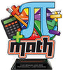 Math Colorix-T Acrylic Trophy- 8.25 inch [TACR8-KN-MT-Q]