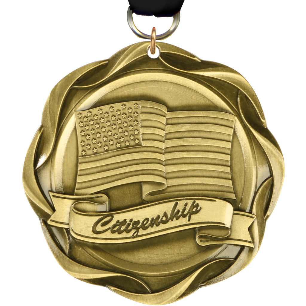 3" Citizenship Fusion Diecast Medal [MFUS2-CZ]