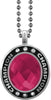 Pink Gem Silver Champion Charm [CSOV-CHMP-STN-PNK-S]