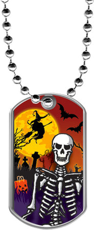 Halloween Dog Tags [DTLAM2-HLWN]
