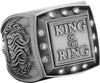 Championship Ring with Activity Insert- Wrestling Silver [RGSJ-S-12ST-WS]