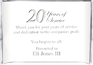 6x8 Acrylic Crescent Award [AJC68]