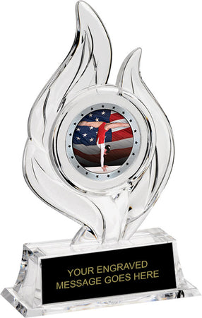 Krystal Flame Insert Trophy [KRSFLM7-CLR]