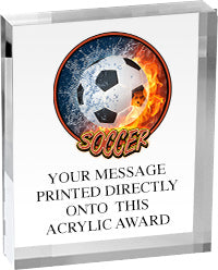 Soccer Vibrix Acrylic Award [ACB45V-SC]