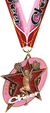 Cheer Saturn Glimmer Medal- Bronze [MSAT3-CH-B]