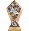 Radiant Diamond Star Resin Sculpture Trophy - 6.5