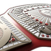 52 inch Custom Champion Award Belt - Red & Silver [CXAB-52-RED-S]