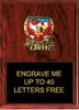 Cheer Sport Shield Plaque [PSHLD810-CH-8-x-10]
