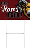 Ram Mascot Yard Sign - 18 x 12 inch [YS1812-MSCT-RAM]