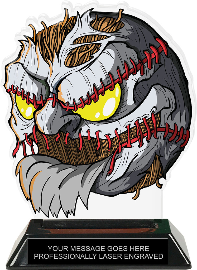 Exclusive Zomball Baseball Colorix-T Acrylic Trophies